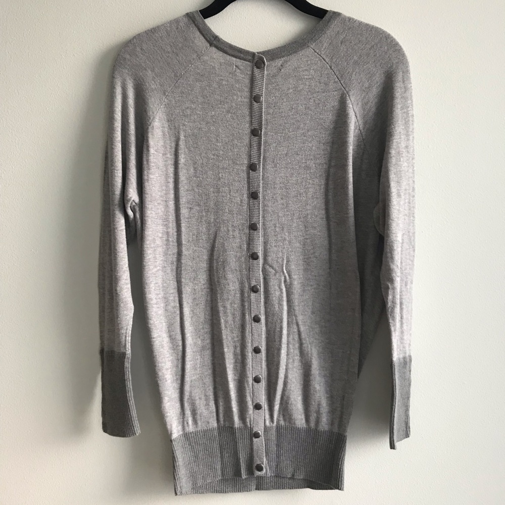 Sweater with button detail